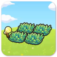 Illuminated tall grass habitat image