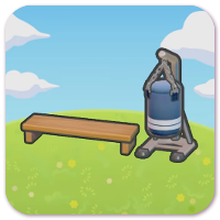 Exercise resting spot habitat image